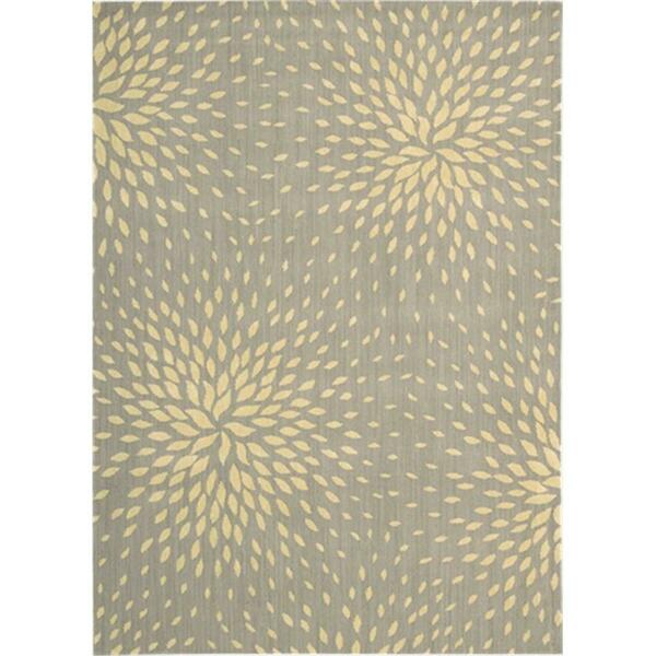 Nourison Capri Area Rug Collection Grey 3 Ft 6 In. X 5 Ft 6 In. Rectangle 99446020345
